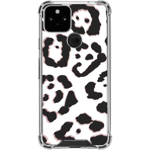 B&W Leopard Google Pixel 5 Clear Case